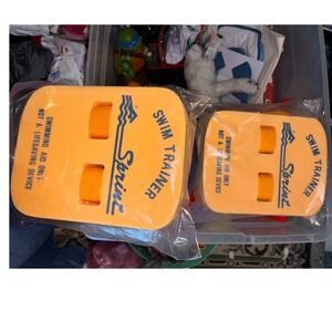 Sprint Swim Trainer Orange Foam Back Float Kids Swimming Aid Set of 2